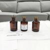 12Pcs Amber Refillable Glass Diffuser Bottles - Empty Essential Oil Aromatherapy Containers for Home DIY & Decor