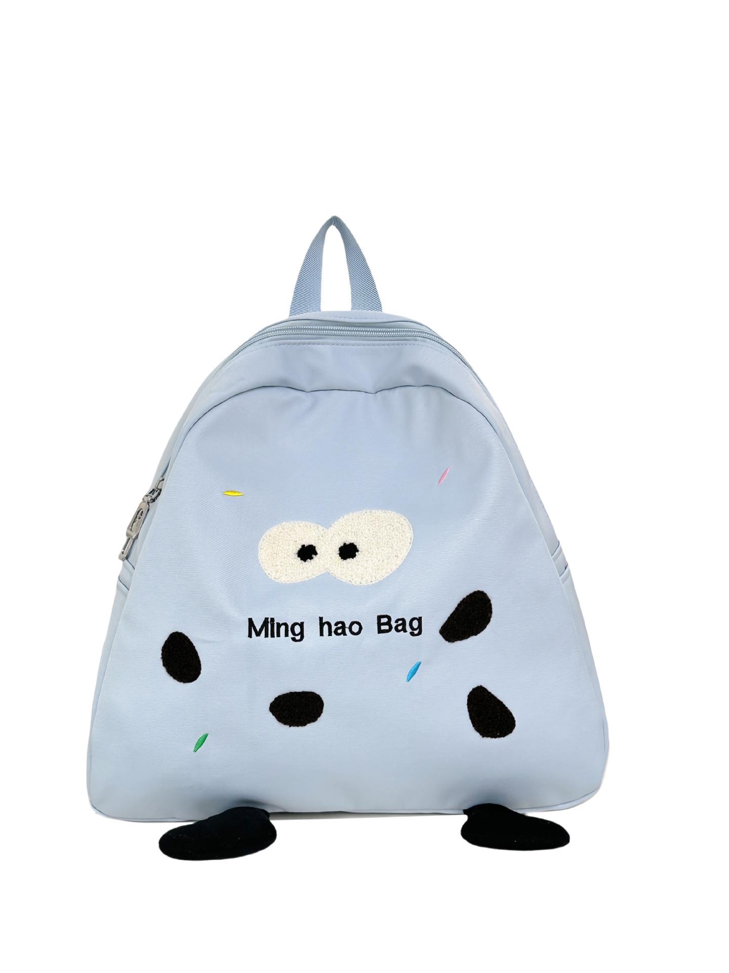 

Chic Mori Style Student Backpack - Quirky, Lightweight, Single Shoulder, Perfect for Travel and School Without Pendant синий