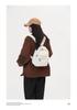 Damen Retro Gewaschene Canvas Handtasche Schultertasche - Lässiger Leichter Rucksack für Studenten