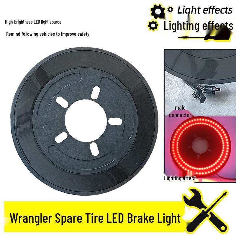 

JK/JL Wrangler Spare Tire LED Dual Red Brake Light