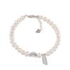 Baroque Pearl Heart Bracelet: Chic Light Luxury with Lucky Charm for a Sweet, Cool, and Elegant Look