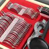 104Pcs Optical Lens Trial lens set Eye Test Optometry trial lens case Metal Trim Evidence Box