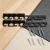 WallInstalled Fishing Rod Rack Acrylic Pole Storage Organizer Black Wall Mount for