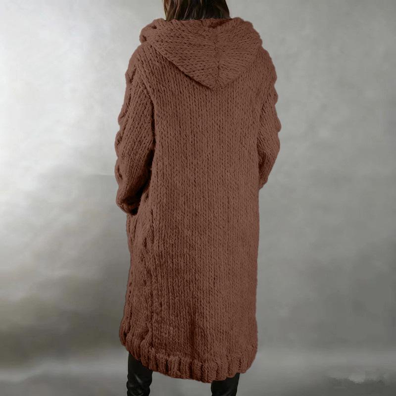 Europäischer & Amerikanischer Damen Plus Size Strickjacke Pullover Mantel - Neue Mode Strickwaren 2026