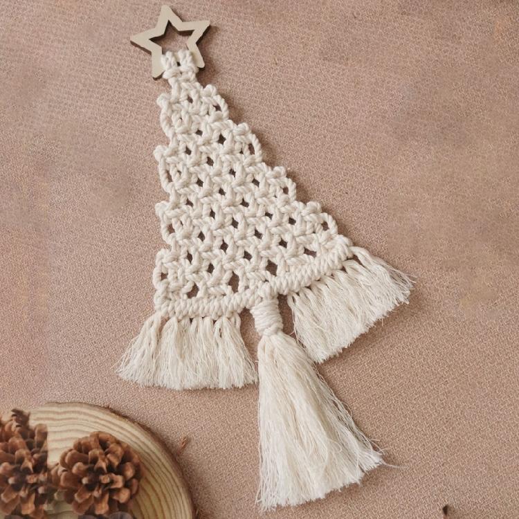 Christmas Tree Macrames DIY Kits for Adult Beginners XmasTree Wall Decoration