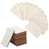 50 Pieces Unfinished Square Wood Slices Blank 3.5 X 2.3 Inches Rectangle Chips For Painting DIY Craft Decoration