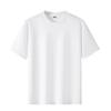 Men's Summer Round Neck Short Sleeved T-shirt Pullover Round Neck T-shirt Solid Color Top T-shirt