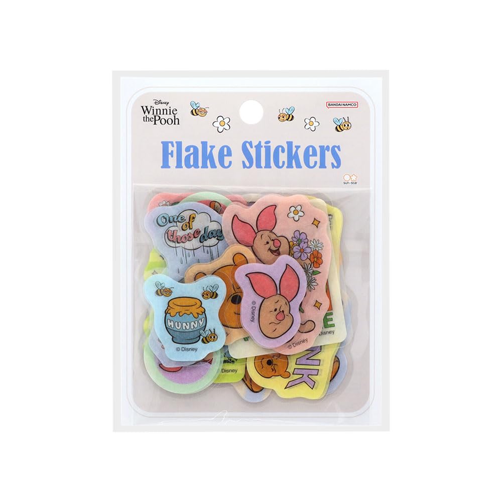 Канцтовары Винни-Пух Дисней Цветные Хлопья S8813795 Sun-Star Наклейки, Наклейки,