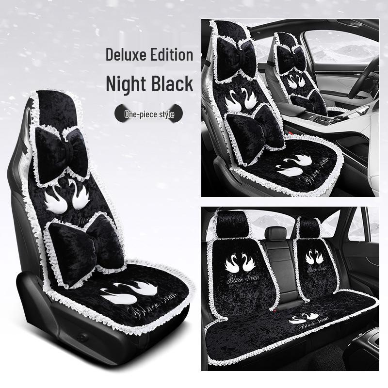 Warm Plush Seat Cushion for BYD Yuan, Song Pro, Qin Plus DMI, Dolphin, Seal, Destroyer 05