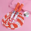 2.5 M Segmented Fitness Jump Rope Adjustable Length Signable Soft Bead Skipping Rope No Hurt Professional Lose Weight