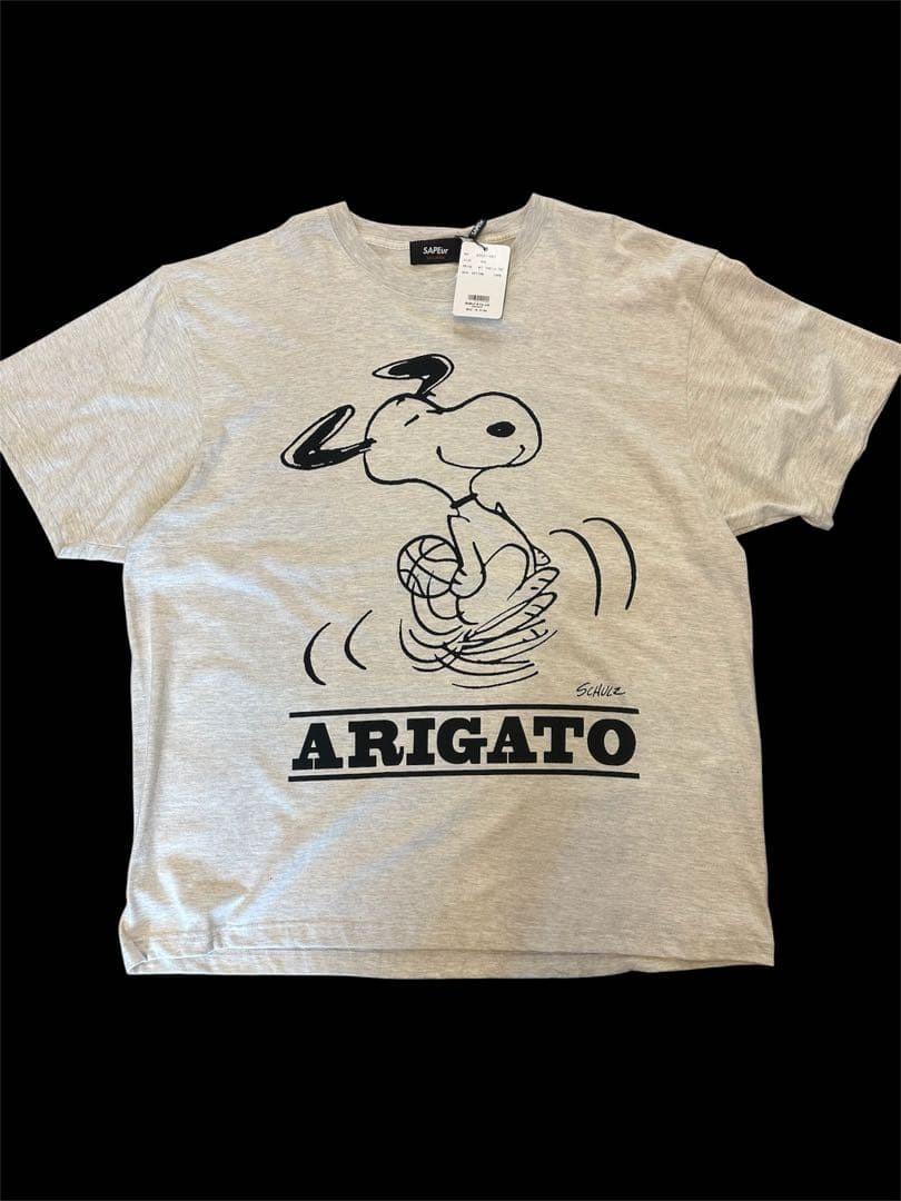 SAPEur 21SS Vintage Snoopy T- Gray Unisex T-Shirt S