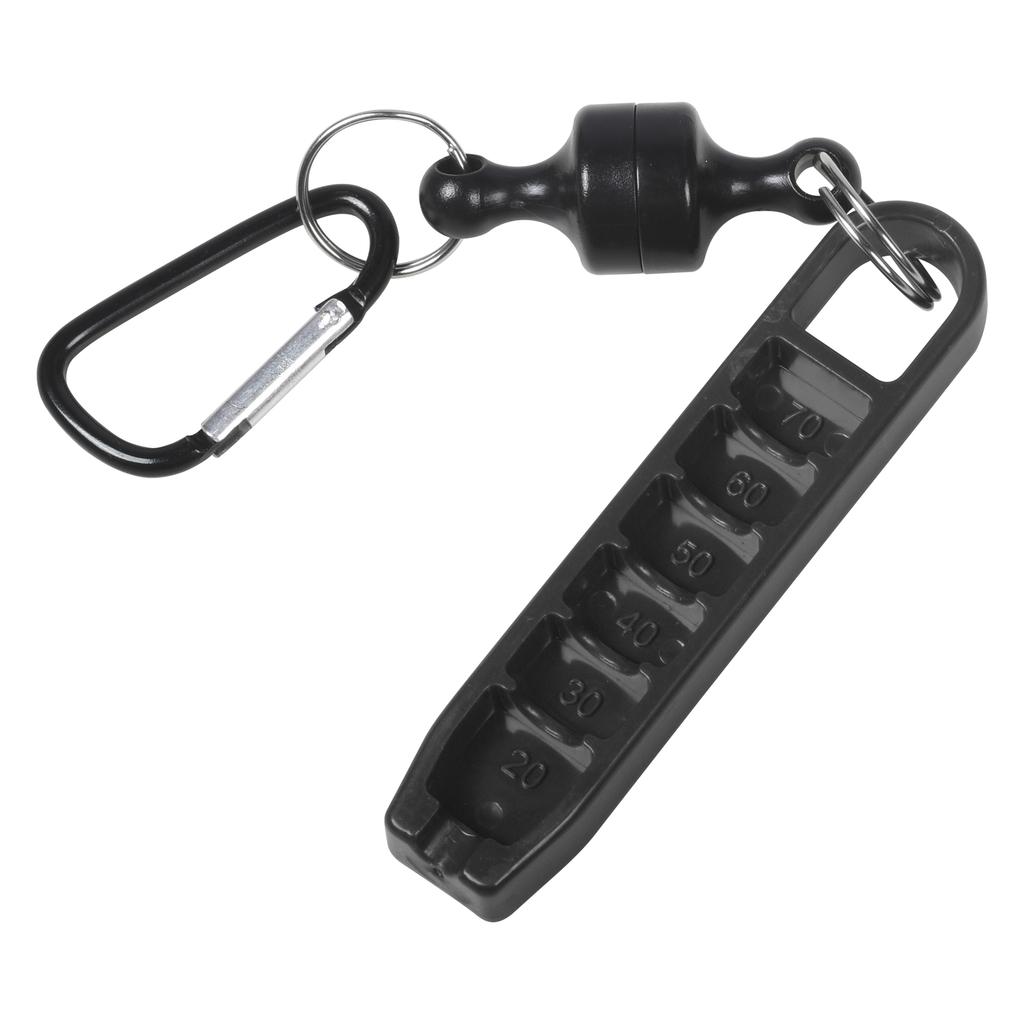 Golf Tee Height Adjuster Precision Tool With Magnetic Keychain For Portable Golf Course Accessory 5