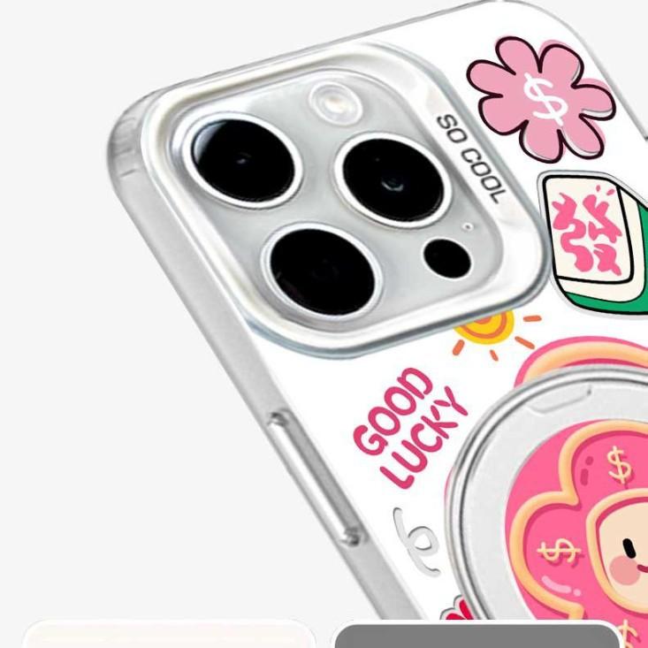 Have Money and Get Rich Flowers for Apple 16promax Mobile Phone Case for IPhone14pro New Model 13promax Creative