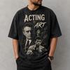 Tricou Grafic Cinematografic Vintage, Arta Actoriei Film, Iubitor de Film Retro Comfort Colors