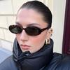 New Women Sunglasses Elliptical Small Frame Man Retro Personalized Sun Glasses Fashion Trend Outdoor Anti Uv Eyeglasses Uv400