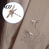 Practical Scarf Fastener 1/2Pcs Women Brooch Pin, Dragonfly Design Decorative Lapel Pin Accessory for Sweaters Dresses Suits Hats