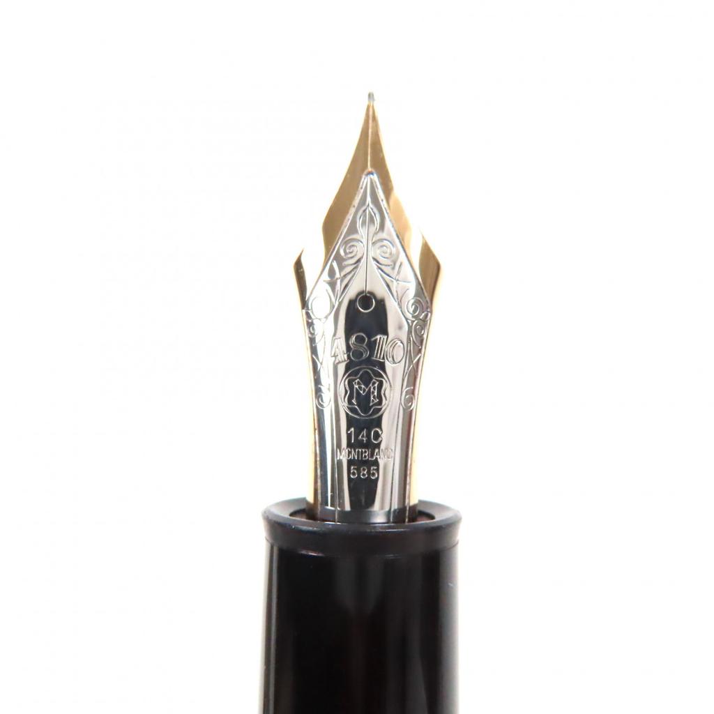 Great MONTBLANC Fountain Pen Meisterstck 149 Black Gold 14K Mens Used