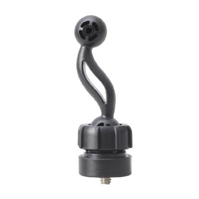 Professioneller Kugelgelenk-Adapter 17mm auf 1/4 Zoll Gewinde Flexibler Schlaucharm Halterung für Handy Kamera Stativ Ständer Zubehör