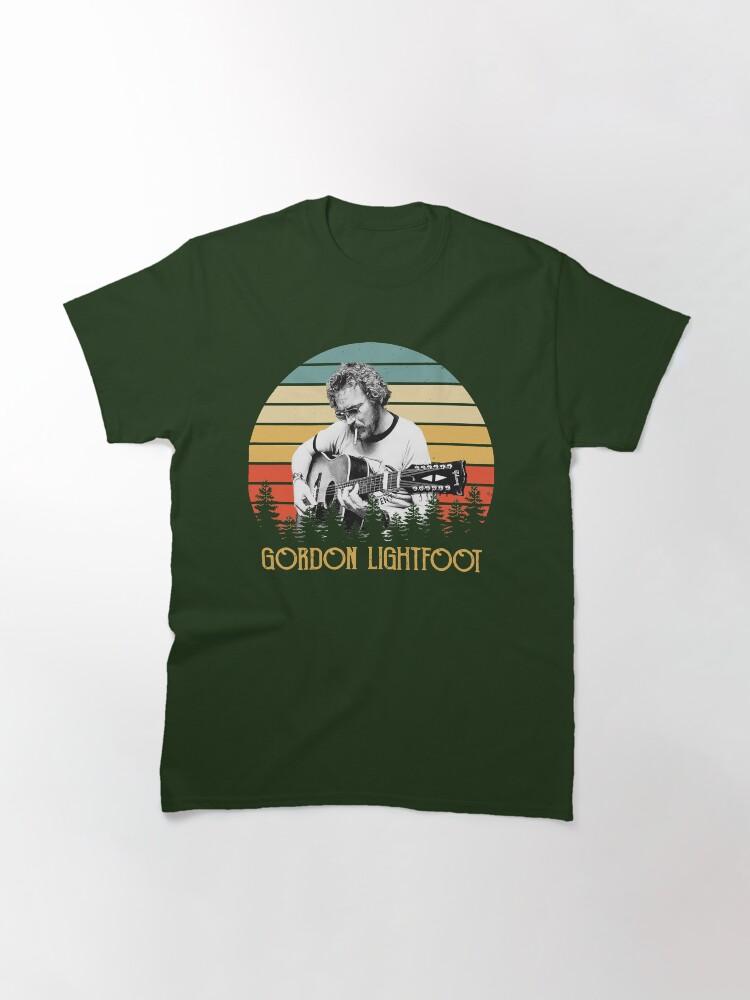 Gordon Lightfoot Music Vintage Retro Vintage 80S Gordon Folk Music Love You Fans Classic T-Shirt