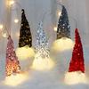 Sequin Gnome Ornament Lightweight Gnome Light Decor Christmas Light Decoration  Christmas Pendant For Festive Lighting