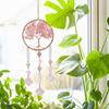 Crystal Stone Dream Catcher Boho Rainbow Dreamcatcher Lucky Crystal Suncatcher  Window Decor