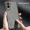 For Xiaomi Poco M7 4G Case Luxury PU Leather Phone Case For PocoM7 4G Back Cover Matte Silicone Shockproof Full Protection Coque