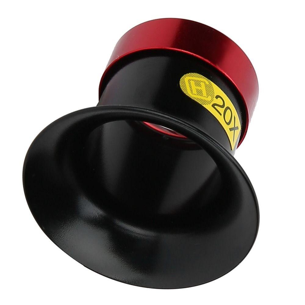 20X Magnification Magnifying Glass Loupe Lightweight Jewelers Loupe  Circuit Inspection