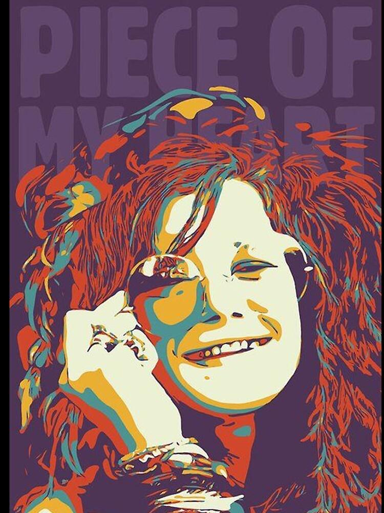 Janis Joplin wpap girl Oversized T-Shirt