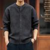 Luxury Men's Old Money Style Knit Cardigan for Autumn 2025
