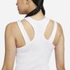 Nike Moisture-Wicking Breathable Comfortable Tank Top Women Tops White FD5657-100