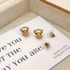 Cartoon Series Pug Dog, Happy Dog Necklace, Needle Earrings, Cute And Fresh Korean Delicate Premium New
