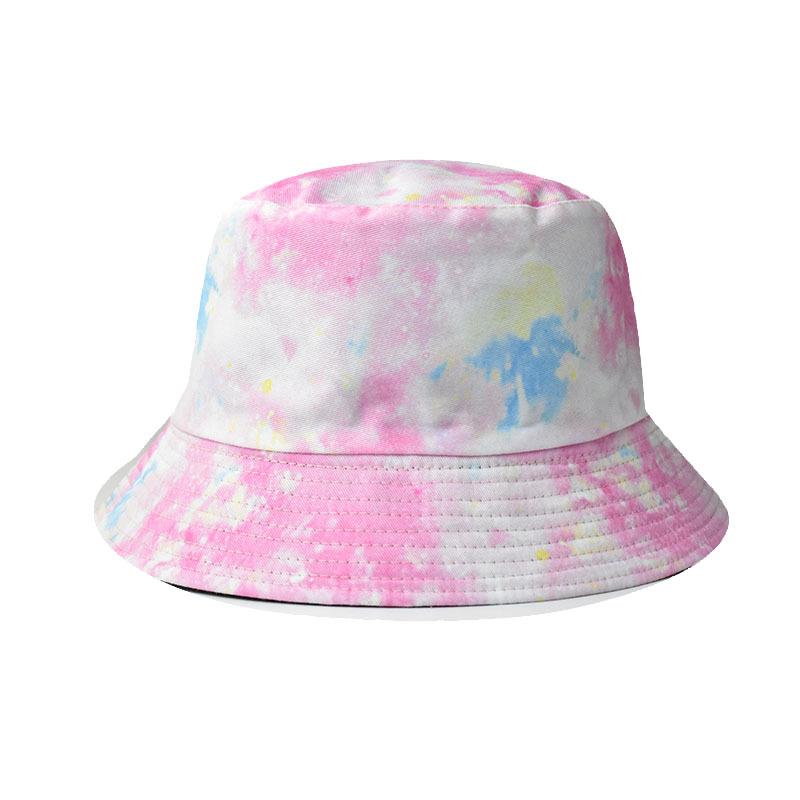 Fashionable Dust Proof Sun Hat Personality Colorful Tie Dyed Fisherman's Hat 2021 Designer Bucket Hats