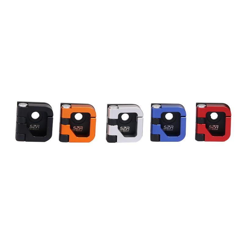 Aluminum CNC Helmet Hook Yamaha QBIX125 Motorcycle Detachable Split Mount Bracket In Red Blue Black Orange
