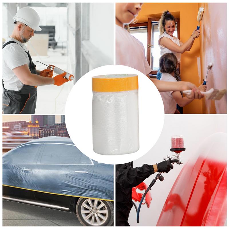 Lackschutzfolie Vorgeklebt Wandmöbel Lackierfolie Wasserdicht Automobil Lackieren Abdeckschutzfolie Rolle Für