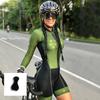 Schritt in den Damen Langarm-Triathlon-Einteiler Outdoor Fahrrad Mountainbike Fahren