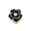 Luxury Rhinestone-Embellished Rose Scarf Buckle & Brooch - Versatile Alloy Design for Shawls and Scarves