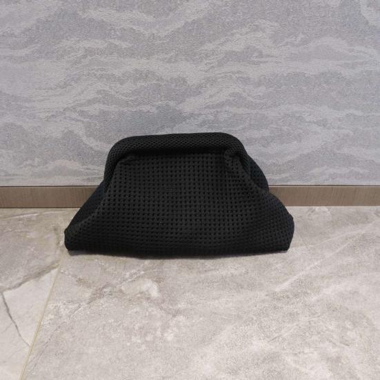 Knitted Cloud Clutch Summer Beach Purse Women Evening Handbag Solid Color Clutch for Party Date Weddings Friend Gatherings