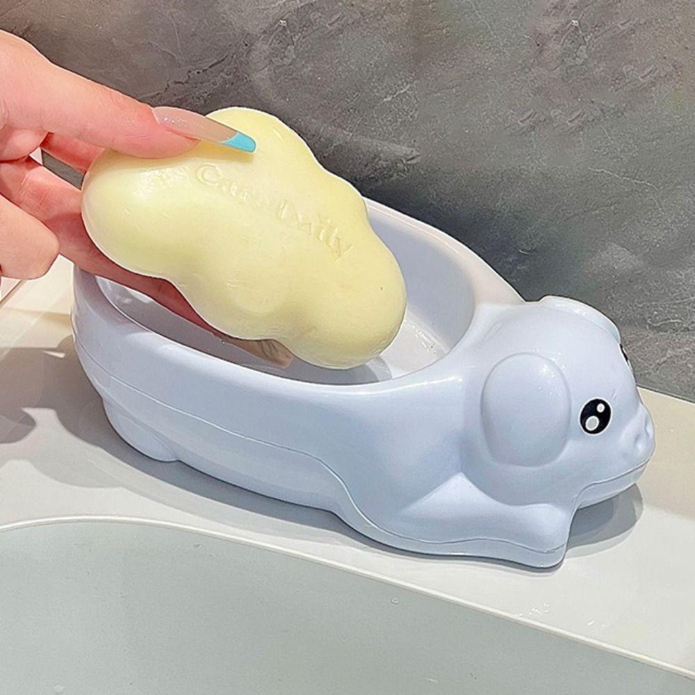 Cartoon Cartoon Pig Soap Dish Plastic Soap Container Decor Soap Holder Bathroom