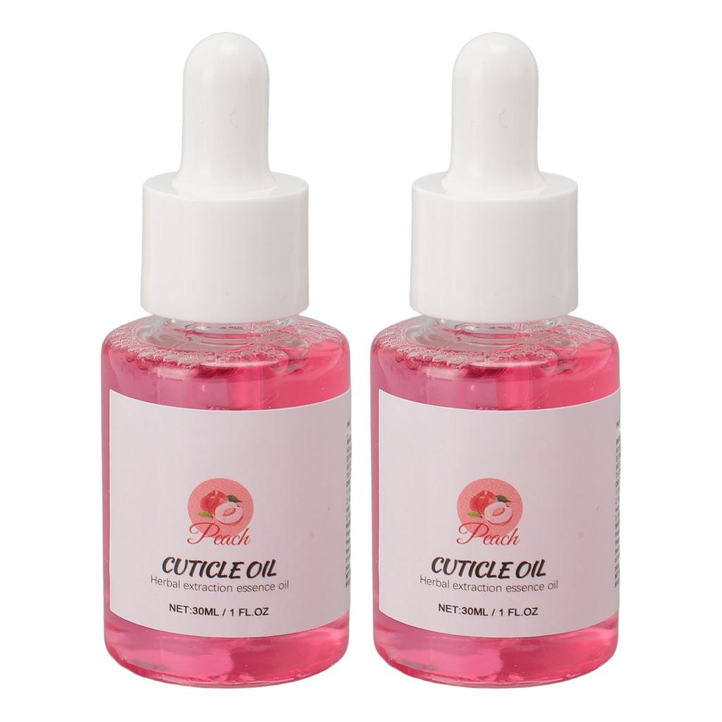 2PCS Nail Care Oil Heals Dry Cracked Cuticles Moisturizing Revitalizing Finger Edges Oil for