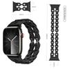 Pulseira de Silicone de Elo Duplo para Apple Watch Band Ultra 2 49mm 44mm 40mm 45mm 41mm 42mm Bracelete para Series 9 8 7 6 5 4 SE 3
