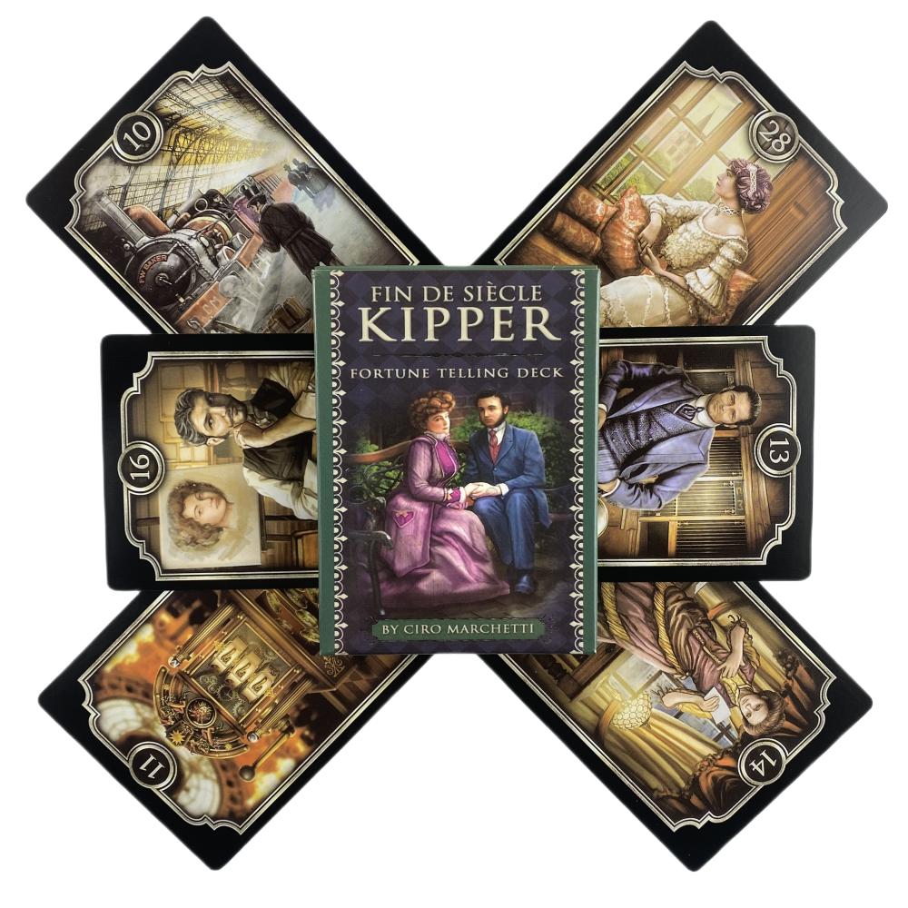Fin Sieve Kipper Tarot Cards English Board Games Divination Fate Family Party Playing Oracle Card Deck Table Game