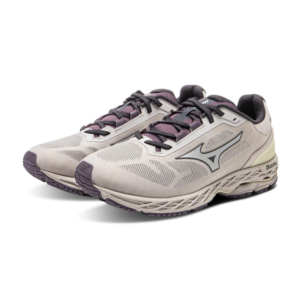 Mizuno Wave Ace Comfortable Versatile Durable Breathable Supportive Rebound Low-Top Lifestyle Casual Shoes Unisex Shoes Gray Purple D1GH242201