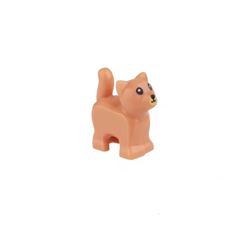MOC Building Blocks City Farm Animals Small Particles Bricks Accessories Figures DIY Toys GIfts Swan Pig Cat Dog Zoo Duck Goat