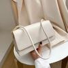 New Simple Shoulder Bag For Women PU Leather Armpit Bag Solid Color Lady Handbag Casual Girls Small Square Bag