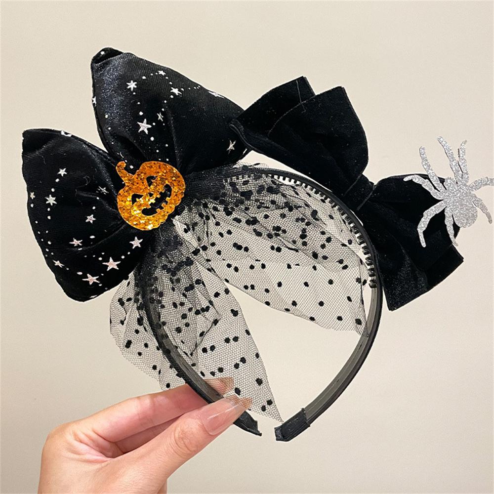 Halloween Headband Unique Design Prank Popular Cute Clothing Accessories Vintage Mesh Hair Accessories Comfortable To Wear