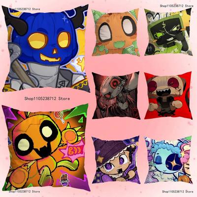 Cute Funny D-Dandys Horror Game W-Worlds Pillow Case Cushion Cover Home Decor Birthday Gift Pillowcover