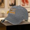 Men Vintage Guitar Print Baseball Cap  Lightweight Retro Curved Brim Hat Suitable for Summer Solid Color  MusicThemed Desig