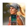 Bluetooth Speaker Hat, Adjustable Wireless Audio Cap, Black