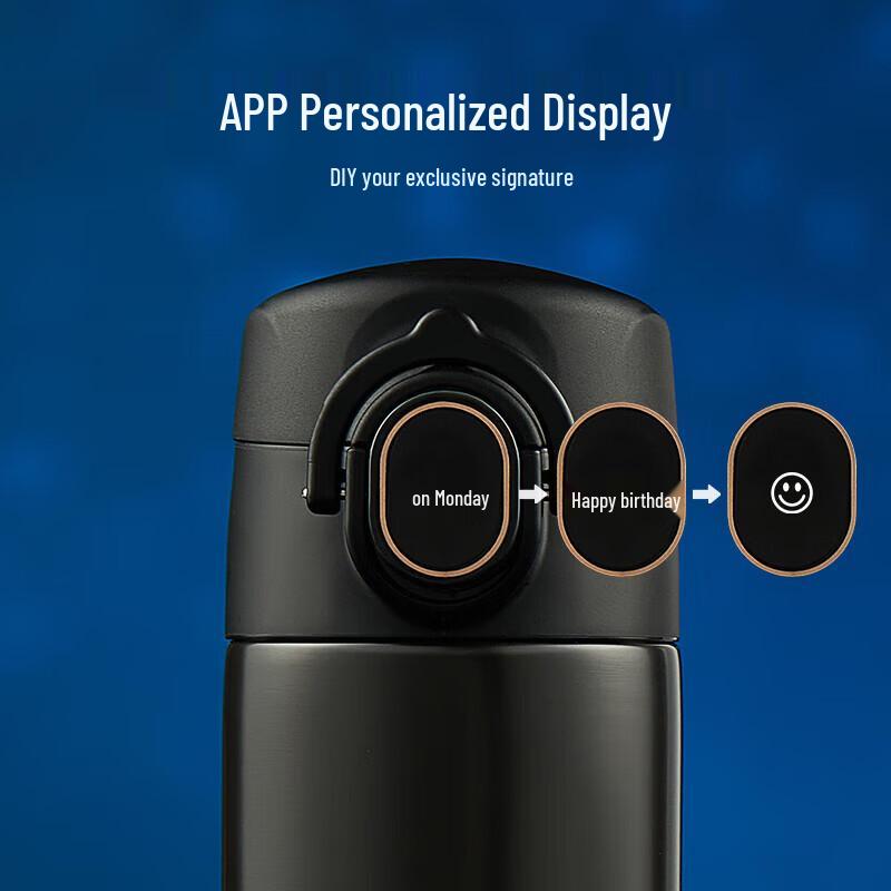 Thermos Smart Digital Display 316L Stainless Steel Insulated Bottle