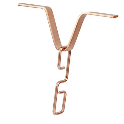  V-Shape Rain Chain Mounting Hook for Gutter Downspout Systems Summer Outdoor Garden Water Flows Decoration Hardware